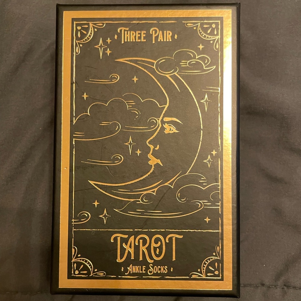 Three pair Tarot Ankle Novelty Socks Women’s NIB NWT